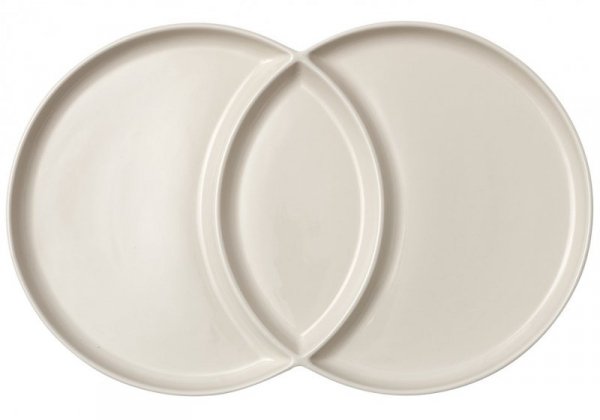 Ladelle Loop Serving Platter talerz waniliowy 2-częściowy  L61388