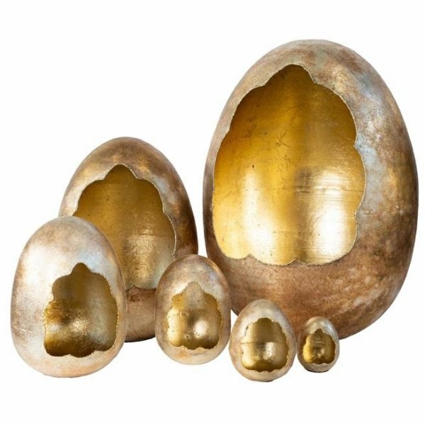 Dekoracyjne jajo XXL Belldeco Barok Old wys. 60 cm