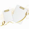 Deska z klipem Clipboard A5 biała (złoty mechanizm) KHG-00-10 BIURFOL