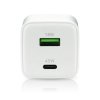 Ładowarka sieciowa 230V EVERACTIVE SC-450Q 1xUSB-A + 1xUSB-C 45W biała