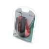 Mysz OMEGA optyczna 1600dpi USB czarno-czerwona (41790)