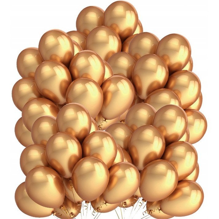 Balony 12` metalizowane ZŁOTE (50szt.) 170-2635 FIORELLO