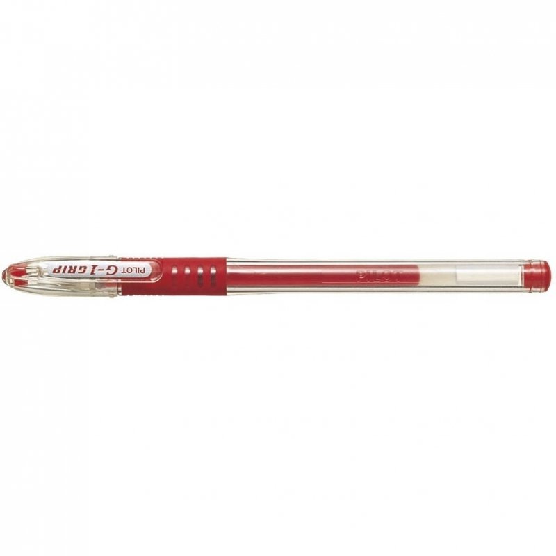 Pióro żelowe PILOT G1 GRIP czerwony PIBLGP-G1-5R