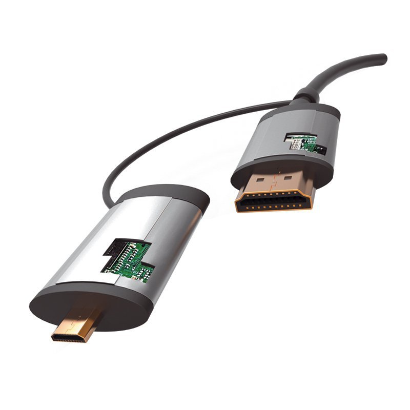 Kabel HDMI -&gt; HDMI + adapter mini/micro HDMI 1,5m v.1.4 czarny OMEGA (43865)