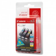 Canon oryginalny ink CLI521, cyan/magenta/yellow, 3x9ml, 2934B010, 2934B007, blistr, Canon iP3600, iP4600, MP620, MP630, MP980