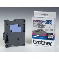 Brother taśma do drukarek etykiet, TX-131, czarny druk/przezroczysty podkład, laminowane, 8m, 12mm