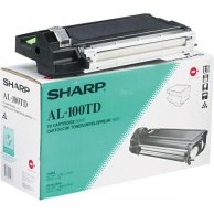 Sharp oryginalny toner AL-100TD, black, 6000s, Sharp AL-1000, 1200, 1220
