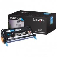 Lexmark oryginalny toner X560A2CG, cyan, 4000s, Lexmark X560N, X560dn