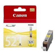 Canon oryginalny ink CLI521Y, yellow, 505s, 9ml, 2936B008, 2936B005, blistr z ochroną, Canon iP3600, iP4600, MP620, MP630, MP980