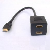 Rozgałęziacz HDMI-HDMI(2x), M/F, No Name