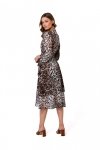 Stylove S341 Sukienka kopertowa z nadrukiem - model 2