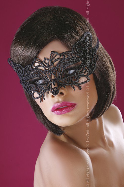 LivCo Corsetti Fashion Mask Black Model 13 LC 13013