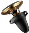 Uchwyt samochodowy Baseus Magnetic Air Vent Holder magnetyczny na kratkę nawiewu - czarno-złoty