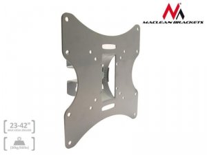 Uchwyt do telewizora lub monitora Maclean MC-501A S 23-50 30kg srebrny max VESA 200x200