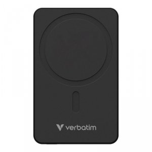 Powerbank Verbatim Charge 'n' Go Essentials Magnetic Wireless 5000mAh USB-C PD 3.0 Black