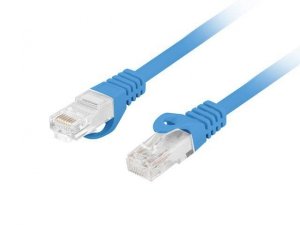 Patchcord Lanberg UTP kat.6 10m LSZH CU fluke passed niebieski