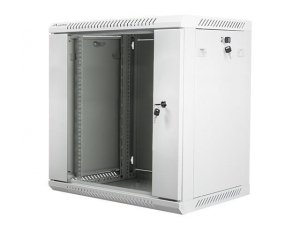 Szafa instalacyjna Rack wisząca 19 12U 600x450 szara Lanberg (flat pack)