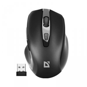 Mysz bezprzewodowa Defender PRIME MB-053 optyczna bezklikowa silent 1600dpi czarna