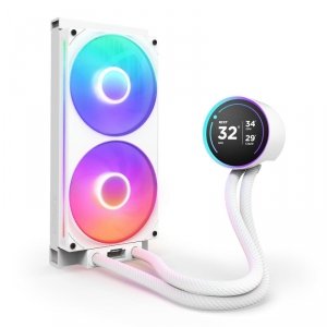 Chłodzenie wodne NZXT Kraken Elite 280 RGB V2 LCD białe