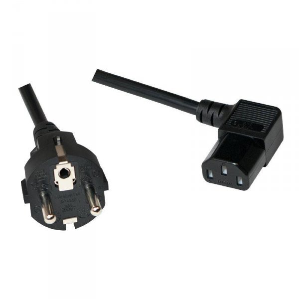 Kabel zasilający LogiLink CP117 Schuko &gt; C13 czarny 2m