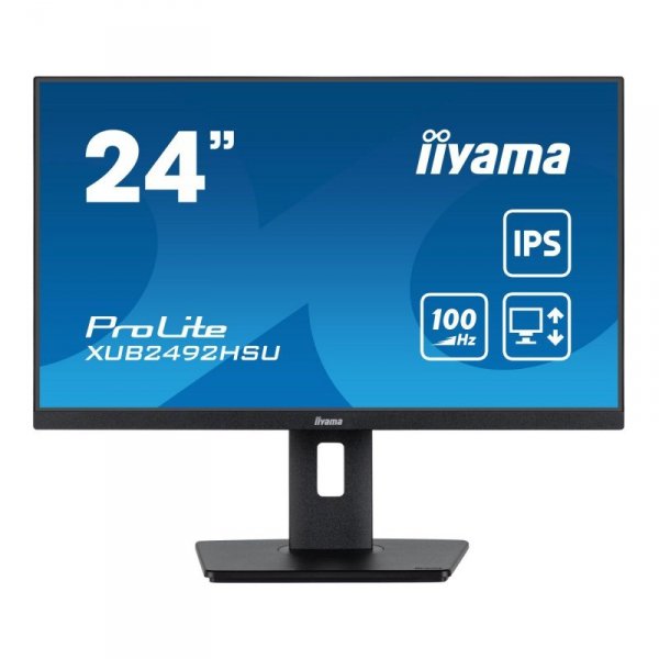 Monitor iiyama 23,8&quot; ProLite XUB2492HSU-B6 IPS FHD 100Hz HDMI DP HUB głośniki