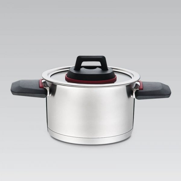 Garnek ze skład.uszami+pokrywka MR-3530-20  3,2L