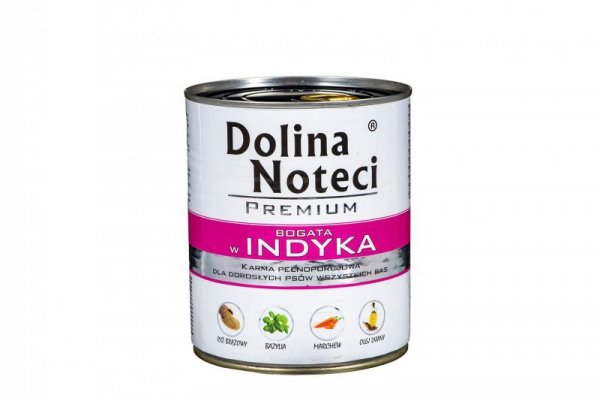 DOLINA NOTECI Premium bogata w indyka - mokra karma dla psa - 800 g