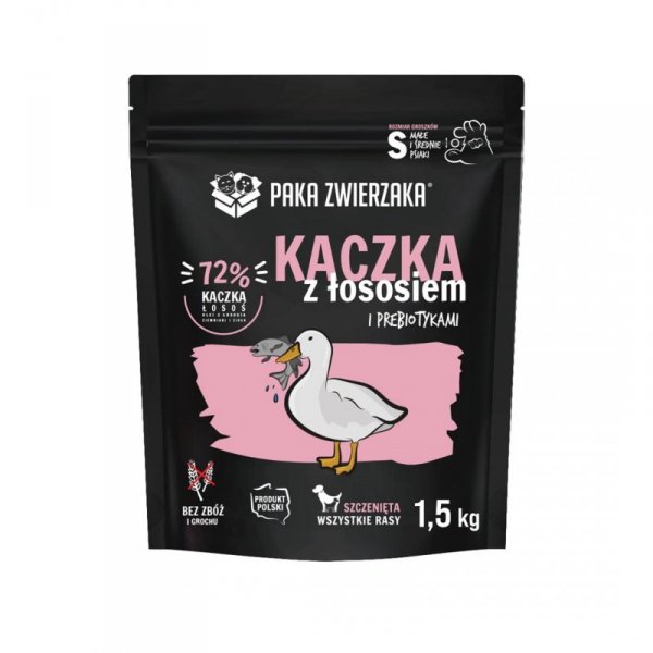Paka Zwierzaka Seventh Heaven Kaczka z łososiem PUPPY &#039;&#039;S&#039;&#039; 1,5kg