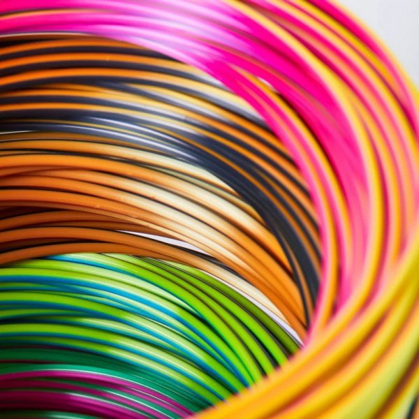 3DOODLER 6 SZPUL PO 10 M Z 3 ŻYWYMI KOMBINACJAMI KOLORÓW FILAMENTU PLA 1,75 MM DO 3DOODLER FLOW FLOW-TRIFILLS