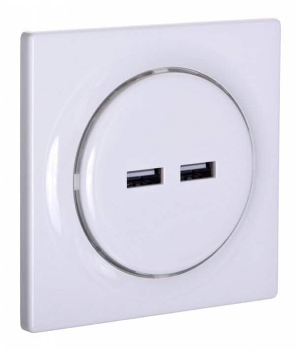 FIBARO  Gniazdo USB Walli N USB Outlet FGWU-021