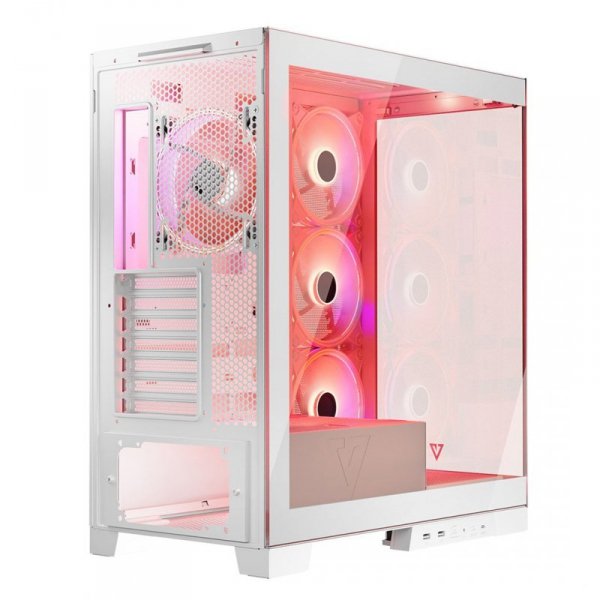 MODECOM OBUDOWA VOLCNO SPACE APEX ARGB MIDI WHITE