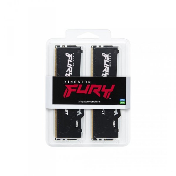 Kingston FURY DDR5 64GB (2x32GB) 6000MHz CL36 Beast Black RGB EXPO