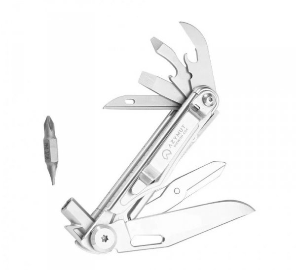 Multitool AZYMUT Giewon EDC - 8 narzędzi + kabura