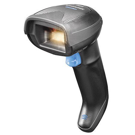 Datalogic-Czytnik kodów kreskowych Gryphon I GBT4500 2D/baza/kabel USB/akumulator/czarny