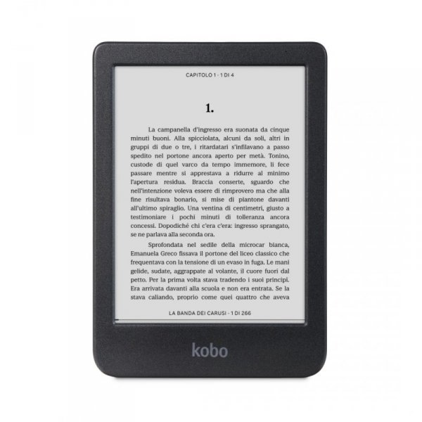 Ebook Kobo Clara BW 6&quot; E-Ink Carta 1300 HD 16GB WI-FI Black (WYPRZEDAŻ)