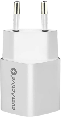 ŁADOWARKA SIECIOWA everActive GaN SC-390Q 30W 1xUSB-C 1xUSB-A PD PPS