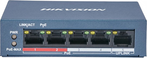 SWITCH POE HIKVISION DS-3E0105P-E/M(B)