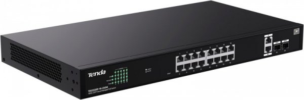 SWITCH POE TENDA TEG2220P-16-250W