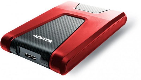 Adata DashDrive Durable HD650 1TB 2.5&#039;&#039; USB3.0 Czerwony
