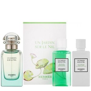 Hermes Un Jardin sur le Nil Zestaw - EDT 50 ml + BL 40 ml + SG 40 ml 