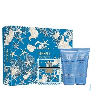 Versace Man Eau Fraiche Zestaw - EDT 50 ml + SG 50 ml + ASB 50 ml 