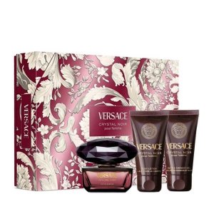 Versace Crystal Noir Zestaw - EDP 50 ml + BL 50 ml + SG 50 ml 