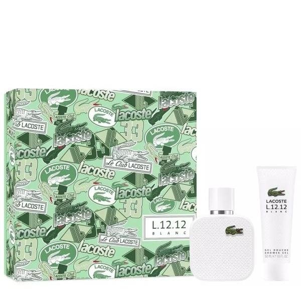 Lacoste Eau de Lacoste L.12.12 Blanc Set - Eau de Toilette 50 ml + Shower Gel 50 ml 