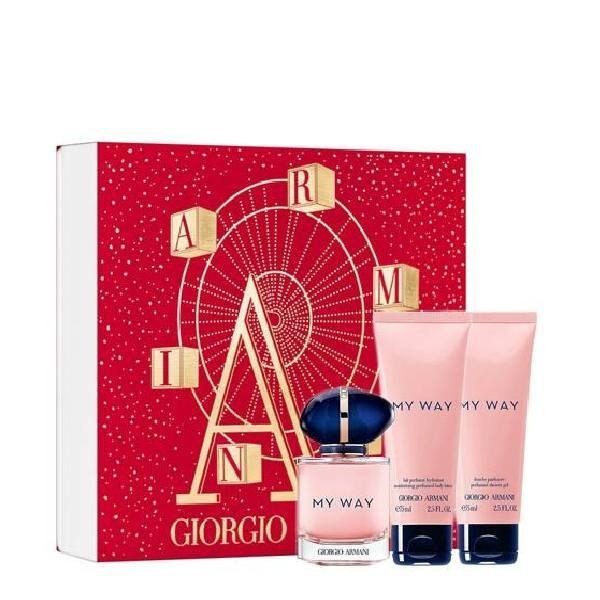 Giorgio Armani My Way Set - Eau de Parfum 50 ml + Shower Gel 75 ml + Body Lotion 75 ml