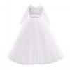 Sukienka Suknia maxi długa biała