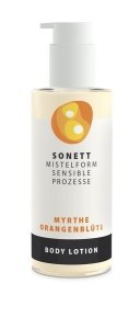 Sonett Emulsja do ciała Mirt - Kwiat pomarańczy 145 ml, z rytmizowanym ekstraktem z jemioły