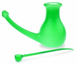 NoseBuddy Zestaw do płukania nosa (kolor zielony)