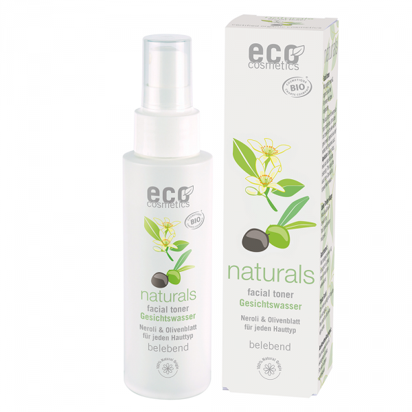 Tonik do twarzy Odświeżający Neroli, liść oliwny Spray 100 ml, eco cosmetics