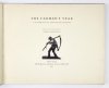LEIGHTON Clare - The Farmer's Year. A Calendar of English Husbandry. Written and engraved by ...