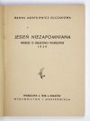 MORTKOWICZ-OLCZAKOWA Hanna - Jesień niezapomniana. Wiersze o oblężonej Warszawie 1939.